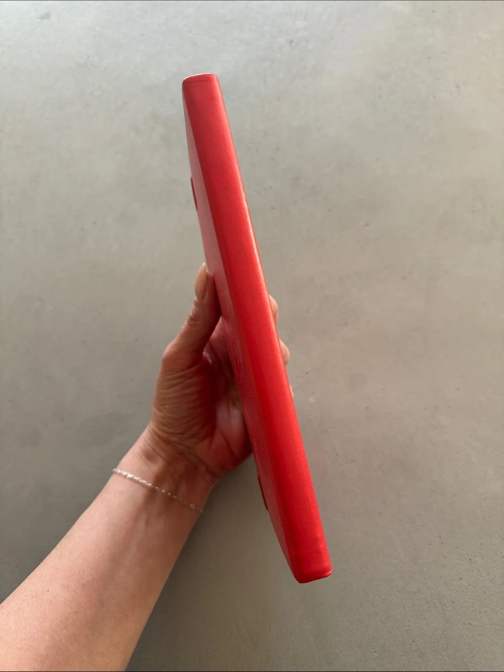 NWOT FEELA CORAL/RED HARDBACK NOTEBOOK WITH PEN